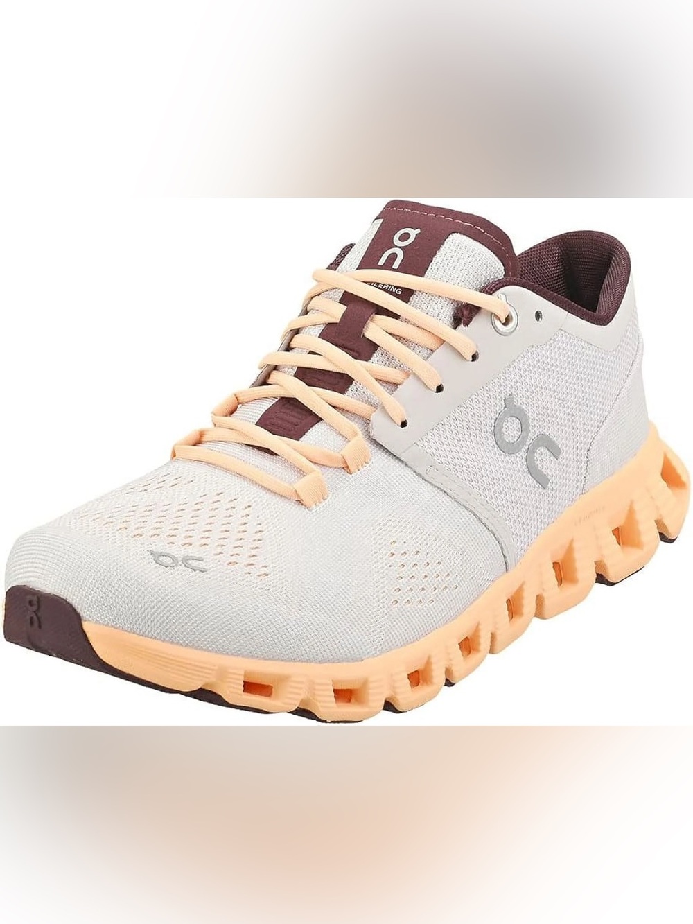 On Women's Cloud X Sneakers, Silver Almond